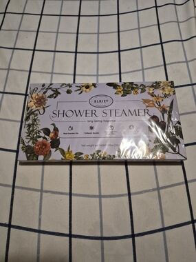 Floral Shower Steamer - White